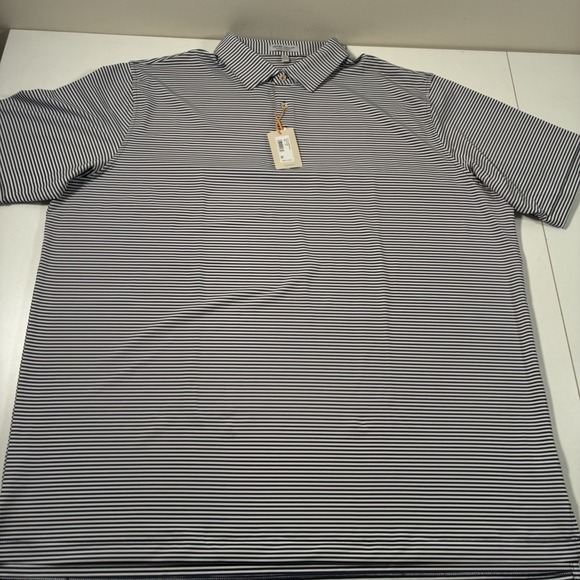 NEW Peter Millar Summer Comfort Polo Shirt 3XL Hales Performance Jersey Stretch - Picture 2 of 11